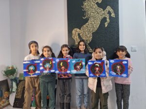 کلاس نقاشی آموزشگاه هوشینو